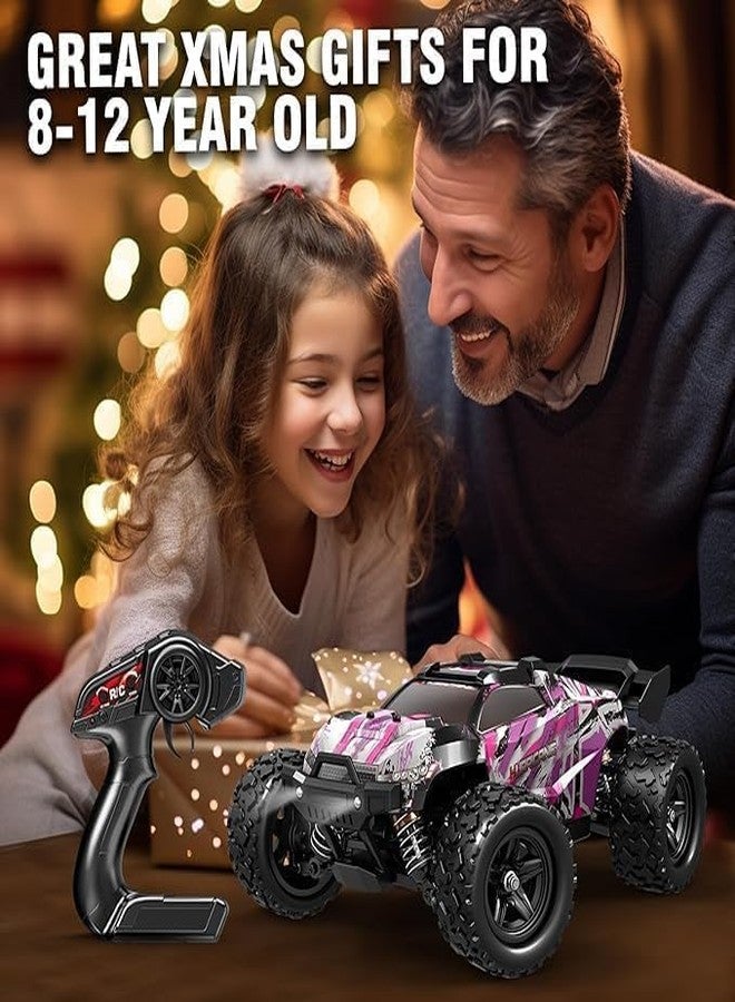 JOYJAY 1:18 High-Speed Remote Control RC Car, 40+ KM/H 4WD Off-Road RC Truck, Includes Rechargeable 1200mAh Batteries, Aged 8-12. This Makes it an Excellent Gifts Option for Birthdays - Image 4